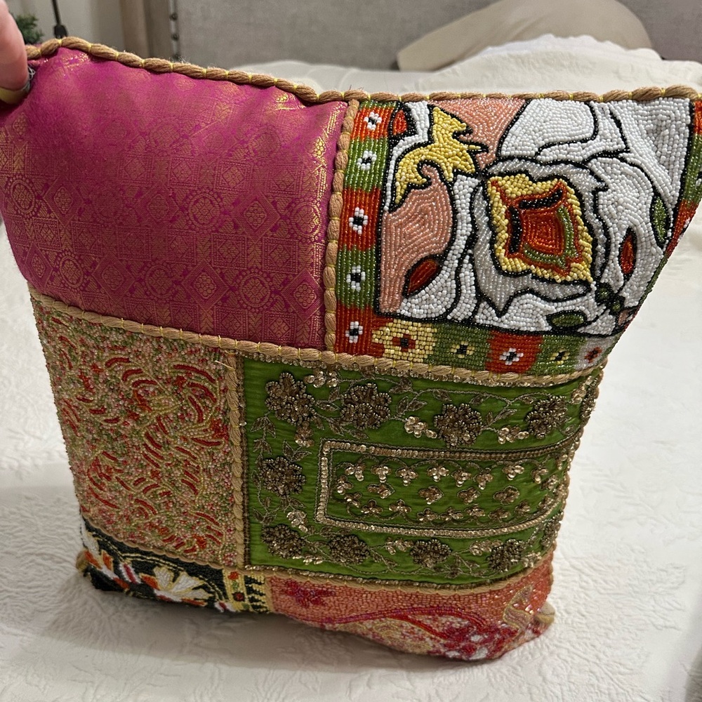 Christiana Beaded Decorative Pillow